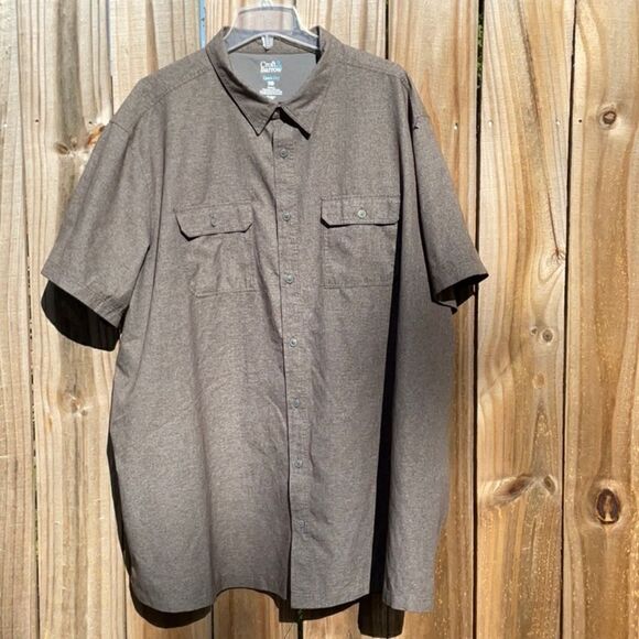 Take 50% OFF- Croft&Barrow Quick Dry Men’s Shorts Sleeve Shirt,3XB - Picture 1 of 6